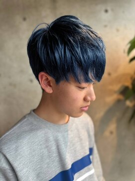 コティ(Kotii) メンズショート×ダークブルーカラー