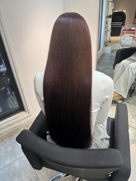 ルル(Lulu) 梅田/ブラウン/ベージュ/レイヤー/前髪カット/縮毛矯正/髪質改善