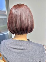 ヘアー アイス 御器所本店(HAIR ICI)&nbsp;20代30代◎暖色カラー×大人可愛い艶カシスボブ