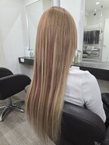 グランディールヘアデザイン(grandir hairdesign)&nbsp;プルエクステ/ハイライト/ロングヘア/千葉