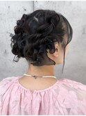 前髪/顔周り/似合わせヘアセット/お呼ばれ/結婚式/韓国/小顔