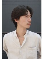 フィルムス 大阪本町(FILMS) メンズ/ビジネスマン/センターパート/パーマ