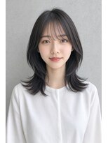 ラファンジュ ヘアー(Rohange hair)&nbsp;結べる似合わせレイヤーカット＊グレージュ20代30代