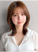 小顔カットイメチェン美髪結べるボブ薄めバングワンカール夏