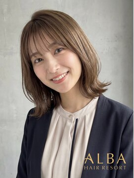 アルバ ヘアリゾート(ALBA) 外ハネボブ/ボブ/透明感カラー/三鷹