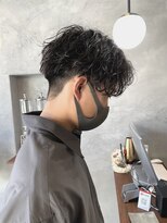 ロンドソル 四日市(Lond Sol)&nbsp;【萩原】波巻きパーマ/センターパート/メンズパーマ/メンズ