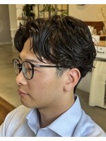ロカリタ キョウト 四条大宮店(ROCAReTA kyoto)&nbsp;毛流れ×ハネ感がポイント！フェザーパーマ