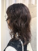 ヘア アイビー キチジョウジ(HAIR I Be, KICHIJOJI)&nbsp;大人お洒落なミディアムレイヤーパーマ【吉祥寺 美容院 白髪染め
