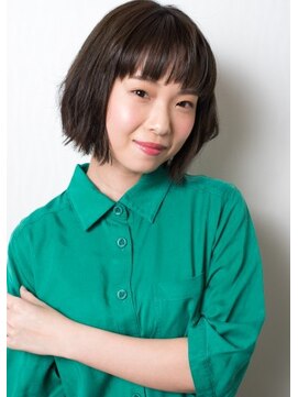 クアトロ グランシュ 川崎店(QUATRO × GranCieux) 大人かわいい切りっぱなしボブ★QUATRO11★