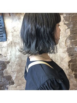 マギーヘア(magiy hair) [magiy hair yumoto] 切りっぱなしボブ N.カラー