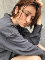 ルーム(Loom.)&nbsp;〈スタイリング簡単〉オレンジブラウン×ルーズウェーブボブ