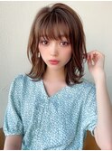 松宮錦糸町/モカベージュ/ココアベージュ/ゆるふわ/シアーカラー