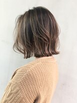 アイティー バイ アルバム 浦和店(IT by ALBUM) 切りっぱなしボブハイライト_オリーブカラー_ba291663