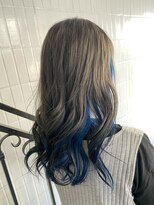 クオリス 赤塚店(QUALIS) 10代20代/派手髪/インナーカラー/ブルー/アッシュ/ブリーチ