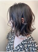 外ハネミディアムボブ