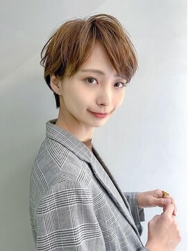 オーブ ヘアー プール 沖縄浦添店(AUBE HAIR puur) 20代・30代_耳かけ大人ショート