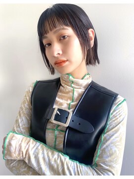 シータ(sheta) 【sheta/小林】　オン眉ボブ　外ハネボブ
