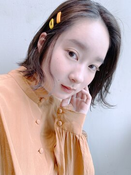 アイティー バイ アルバム 浦和店(IT by ALBUM) クリップアレンジ_くびれヘアビタミンカラー_28558