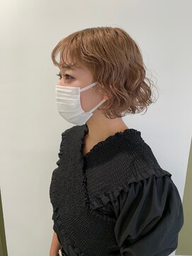 エミィ(emme) 【emme×笹川】ハイトーン×ボブパーマ