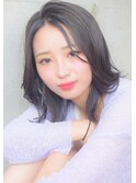 エギョモリ×前髪なし ミディアム★韓国★