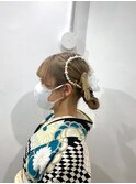 ・卒業式ヘアセット