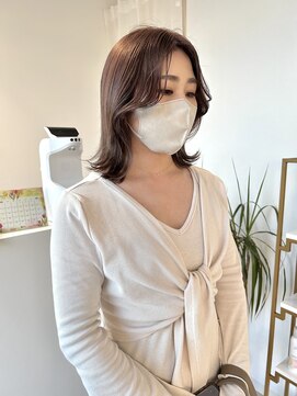 コト 福井大和田店(coto) 福井　大和田　ミルクティーグレージュ　ケアブリーチ　艶髪