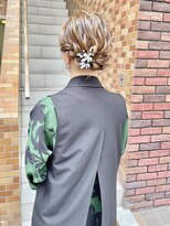 ネオリーブ チロル 横浜西口店(Neolive CiroL.)&nbsp;ボブでも出来るパーティーまとめ髪ヘア