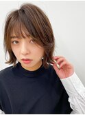 【長谷川】シースルー前髪ふんわりボブ