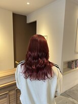 ヘアースタジオ エフ(Hair studio f) チェリーレッドカラー