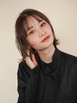 ジュール 大分(Joule) ミディアムヘア/斜めバング/グレージュカラー/大分駅