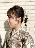 ヘアセット+袴お着付け