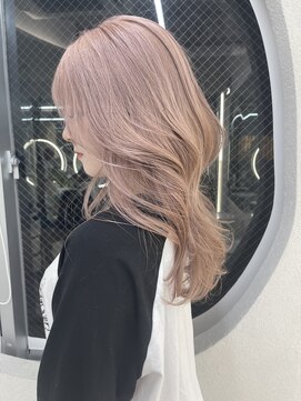 ガガ 心斎橋(GAGA) 韓国/ハイトーンカラー/ワンホンヘア/レイヤーカット/髪質改善