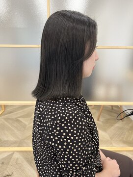 レイ 津田沼(Lei) オリーブグレージュ/赤みなしカラー/サイドバング