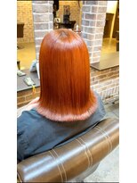 アクロ あべの店(ACRO)&nbsp;ブリーチなしwカラー、オレンジ