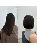 大人かわいい髪質改善ボブ