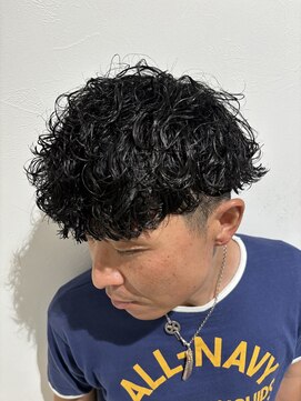 グラフ 立川(Graph.) 波巻きパーママッシュツーブロックメンズ