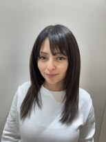ヘアーライズ 池袋東口店(hair RISE)&nbsp;髪質改善メテオ表面ストレートパーマメテオカラーダークトーン