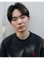 ロビー 表参道(ROBBY)&nbsp;カルマバング/カルマパーマ/センターパート/眉カット