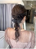ウェディングヘアセット