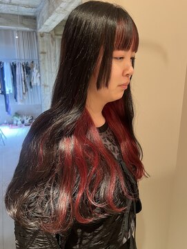 トッド(tod) インナーカラー/暖色カラー/透明感カラー/ブリーチカラー/丸の内