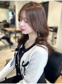 ラベンダーベージュ＊フェイスレイヤー/前髪顔周りカット