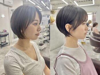 シー 柏(sii.)の写真/トレンドをキャッチした【乾かして決まるショート/ボブ】大得意♪一人一人に合う【小顔カット】実現【柏】