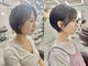 シー 柏(sii.)の写真/トレンドをキャッチした【乾かして決まるショート/ボブ】大得意♪一人一人に合う【小顔カット】実現【柏】