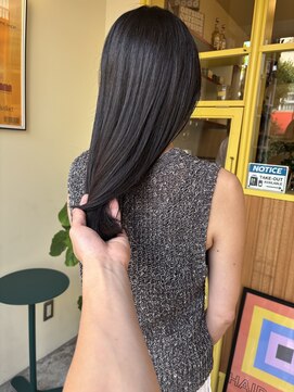 ヒントステーション(HINTSTATION) 〈浅草 半個室〉地毛風ブラック/5stepトリートメント