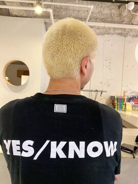 ルーム(Loom.) メンズカットメンズスタイルショートスタイルメンズブリーチ