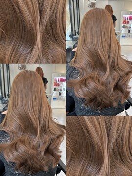 アルドーレフィエロ シンサイバシ(Ardore fiero shinsaibashi) ブリーチなしダブルカラーで作るマロンベージュ♪