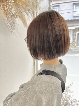 フゥカ 類家店(fuka) 小顔ミニボブ切りっぱなしボブショートボブ八戸青森20代30代40代