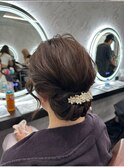 結婚式ヘアセット