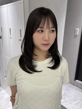 リアン バイ キートス(Lien by kiitos) 小顔見えレイヤー×やわらかシースルーバング