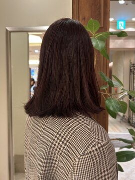 ビュートリアム265(BEAUTRIUM 265) ロブ ゆるふわミディアム モーブブラウン ローレイヤー